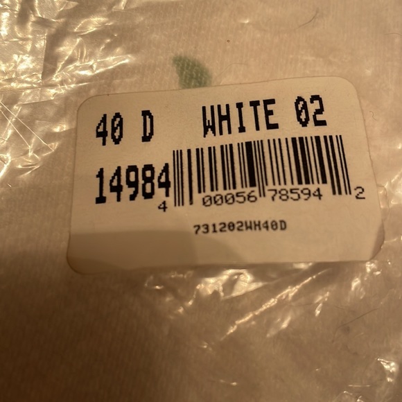 NEW - Just My Size Gel Cushion Straps Underwire Bra. Plus size 40D. - Picture 6 of 6